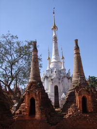 View of cathedral against clear sky