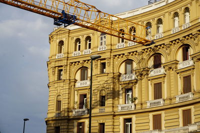 Low angle view of building against sky