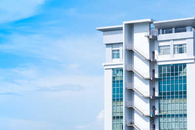 Low angle view of building against sky