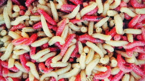 Full frame shot of strawberries