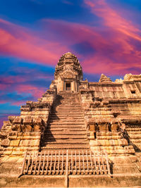 Low angle view of temple