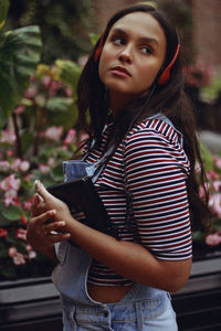 Portrait of a young woman