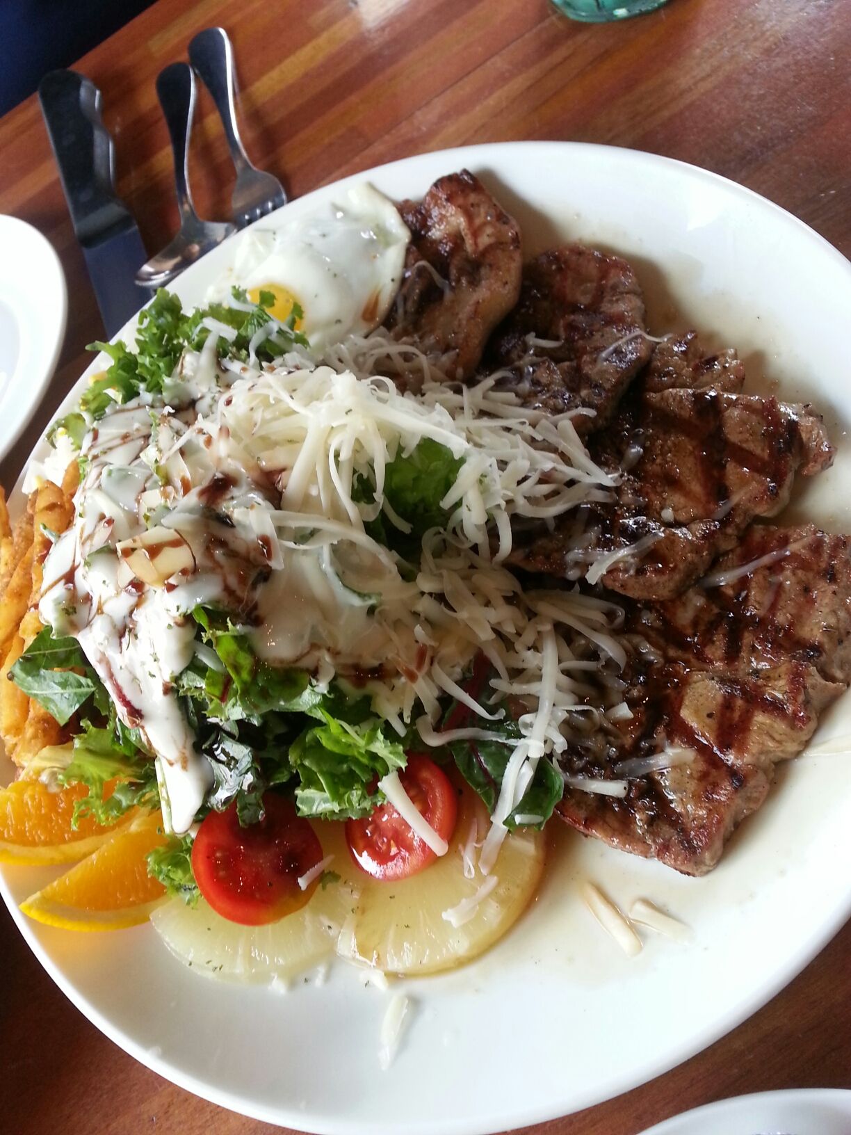 Steak n salad