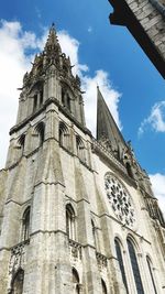 Low angle view of building against sky