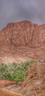 View of rock formations