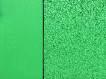 Full frame shot of green wall