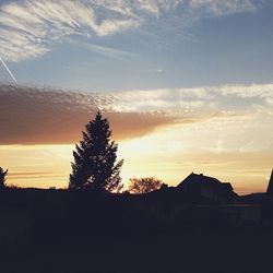 Scenic view of sky at sunset