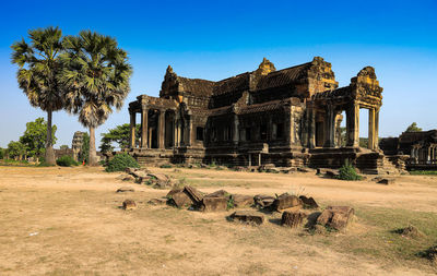 Old temple against sky