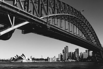 Harbor bridge and sydney opera house