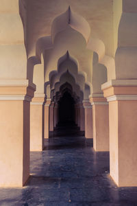 Corridor of historic building