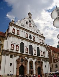 Low angle view of cathedral against sky