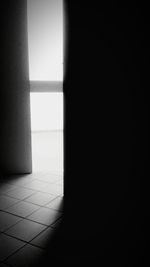 View of the dark