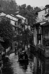 Boats in canal