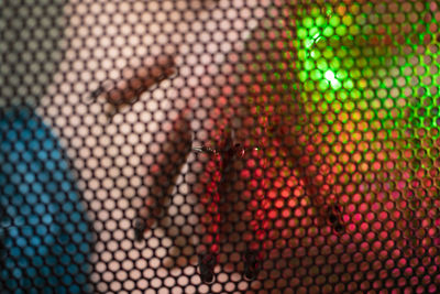 Full frame shot of multi colored lights