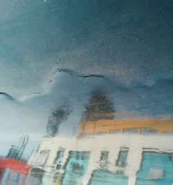 Scenic view of snow against sky