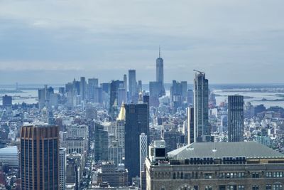 Cityscape against sky