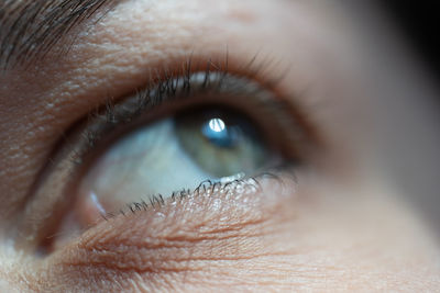 Extreme close-up of woman eye