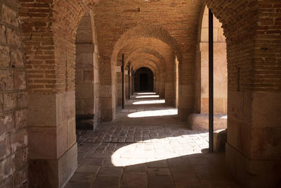 Corridor of historic building