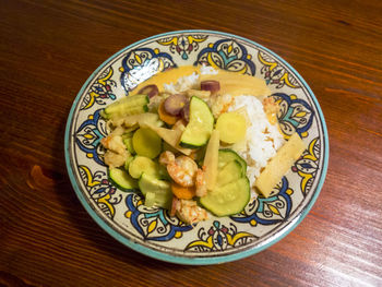 Close-up of food on plate