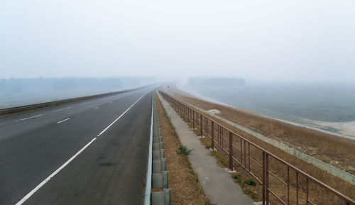 View of road against sky