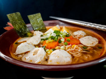 Close-up of food in bowl