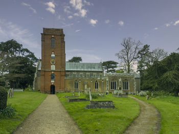 St marys church in the village of grundisburgh, suffolk, uk