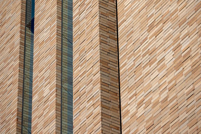 Full frame shot of wooden ceiling