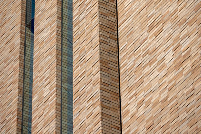 Full frame shot of wooden ceiling