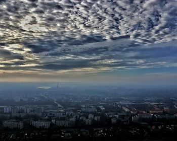 Aerial view of city