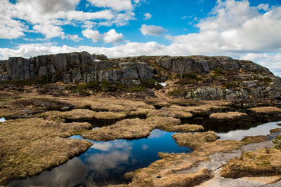 Scenic view of landscape against sky