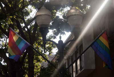 Low angle view of building against sky