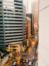 Traffic on city street