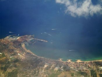 Aerial view of landscape