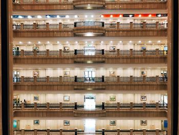 Full frame shot of illuminated building