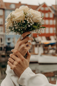  hands holding each other - couple in love