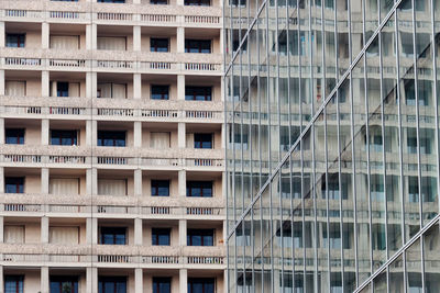 Full frame shot of modern buildings