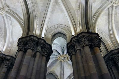 Low angle view of ceiling