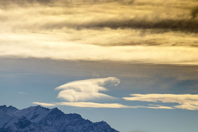 View of clouds in sky