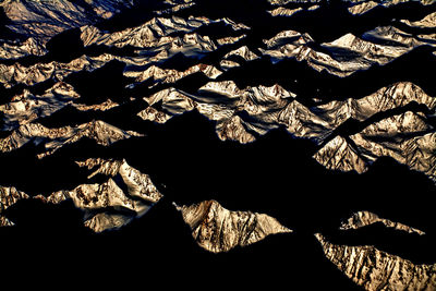 Full frame shot of dramatic landscape