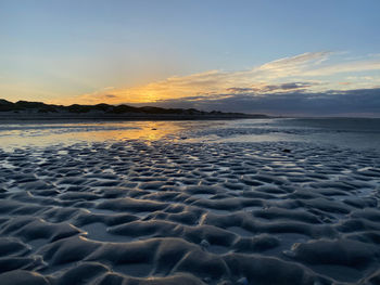 Wadden sea at low ide