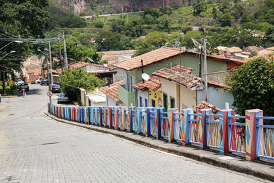 People walking on street