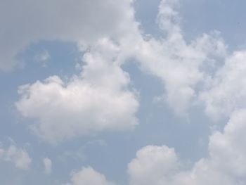 Low angle view of clouds in sky