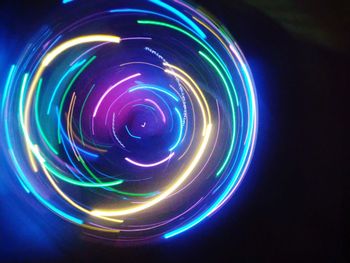 Light painting at night