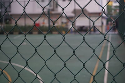 Full frame shot of chainlink fence