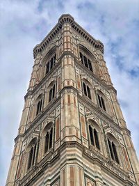 Low angle view of historic building against sky