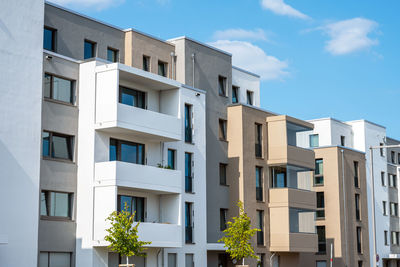 New residential building seen in berlin, germany