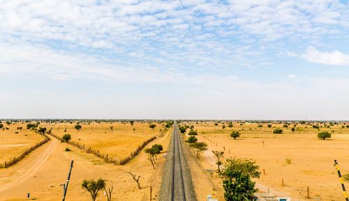 Panoramic view of landscape against sky