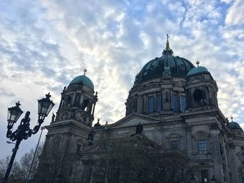 Low angle view of cathedral against sky