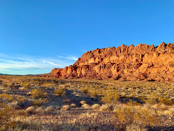 Rock formations in a desert, valley of fire state park, nevada 