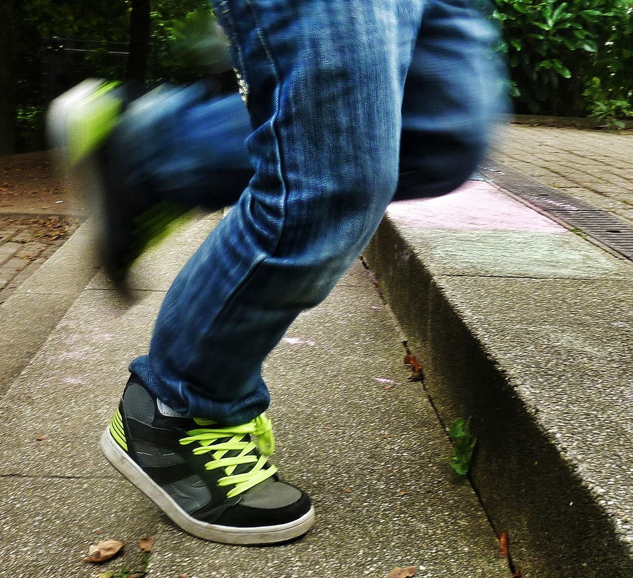 Running stairs